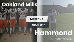 Matchup: Oakland Mills High vs. Hammond  2017