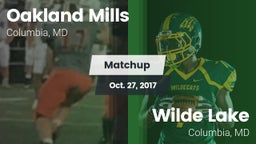 Matchup: Oakland Mills High vs. Wilde Lake  2017