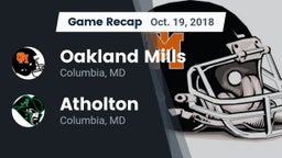 Recap: Oakland Mills  vs. Atholton  2018