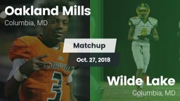 Matchup: Oakland Mills High vs. Wilde Lake  2018