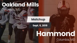Matchup: Oakland Mills High vs. Hammond 2019