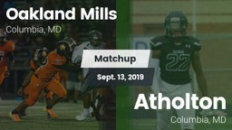 Matchup: Oakland Mills High vs. Atholton  2019