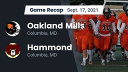 Recap: Oakland Mills  vs. Hammond 2021