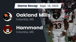 Recap: Oakland Mills  vs. Hammond 2022