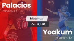 Matchup: Palacios  vs. Yoakum  2016