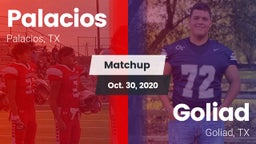 Matchup: Palacios  vs. Goliad  2020