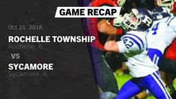 Recap: Rochelle Township  vs. Sycamore  2016