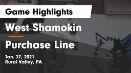 West Shamokin  vs Purchase Line  Game Highlights - Jan. 27, 2021