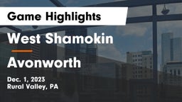 West Shamokin  vs Avonworth  Game Highlights - Dec. 1, 2023