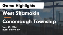 West Shamokin  vs Conemaugh Township Game Highlights - Jan. 10, 2024