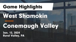 West Shamokin  vs Conemaugh Valley  Game Highlights - Jan. 12, 2024