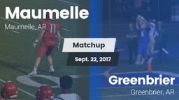 Matchup: Maumelle  vs. Greenbrier  2017