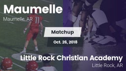 Matchup: Maumelle  vs. Little Rock Christian Academy  2018