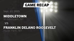 Recap: Middletown  vs. Franklin Delano Roosevelt 2015