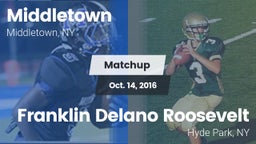 Matchup: Middletown High vs. Franklin Delano Roosevelt 2016