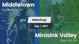 Matchup: Middletown High vs. Minisink Valley  2017