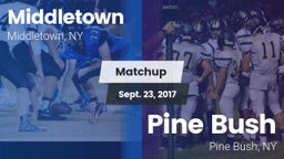 Matchup: Middletown High vs. Pine Bush  2017