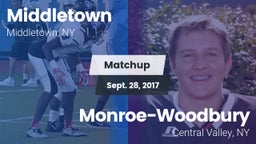 Matchup: Middletown High vs. Monroe-Woodbury  2017