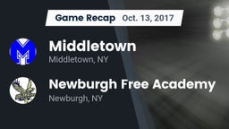 Recap: Middletown  vs. Newburgh Free Academy  2017