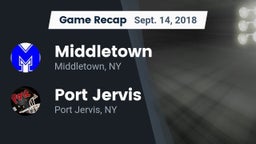 Recap: Middletown  vs. Port Jervis  2018