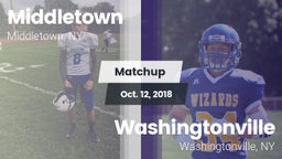 Matchup: Middletown High vs. Washingtonville  2018