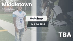 Matchup: Middletown High vs. TBA 2018