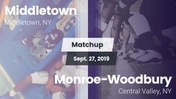 Matchup: Middletown High vs. Monroe-Woodbury  2019