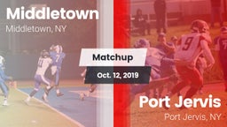 Matchup: Middletown High vs. Port Jervis  2019