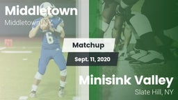 Matchup: Middletown High vs. Minisink Valley  2020
