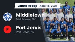 Recap: Middletown  vs. Port Jervis  2021