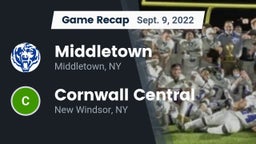 Recap: Middletown  vs. Cornwall Central  2022
