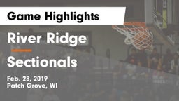 River Ridge  vs Sectionals Game Highlights - Feb. 28, 2019