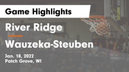 River Ridge  vs Wauzeka-Steuben  Game Highlights - Jan. 18, 2022