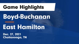 Boyd-Buchanan  vs East Hamilton  Game Highlights - Dec. 27, 2021