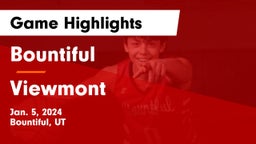 Bountiful  vs Viewmont  Game Highlights - Jan. 5, 2024
