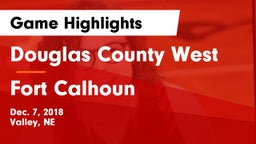 Douglas County West  vs Fort Calhoun  Game Highlights - Dec. 7, 2018