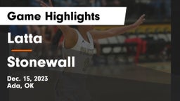 Latta  vs Stonewall  Game Highlights - Dec. 15, 2023