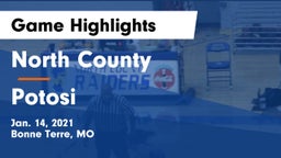 North County  vs Potosi  Game Highlights - Jan. 14, 2021