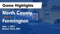 North County  vs Farmington  Game Highlights - Feb. 1, 2021