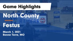 North County  vs Festus  Game Highlights - March 1, 2021