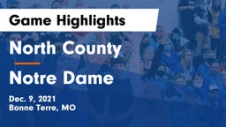 North County  vs Notre Dame  Game Highlights - Dec. 9, 2021