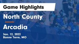 North County  vs Arcadia  Game Highlights - Jan. 12, 2022