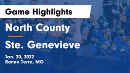 North County  vs Ste. Genevieve  Game Highlights - Jan. 20, 2022