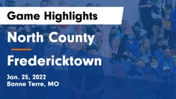 North County  vs Fredericktown  Game Highlights - Jan. 25, 2022