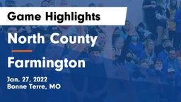 North County  vs Farmington  Game Highlights - Jan. 27, 2022