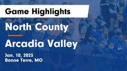 North County  vs Arcadia Valley  Game Highlights - Jan. 10, 2023