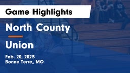 North County  vs Union  Game Highlights - Feb. 20, 2023
