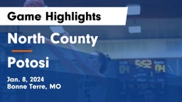 North County  vs Potosi  Game Highlights - Jan. 8, 2024