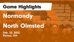 Normandy  vs North Olmsted  Game Highlights - Feb. 22, 2022