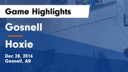 Gosnell  vs Hoxie  Game Highlights - Dec 28, 2016